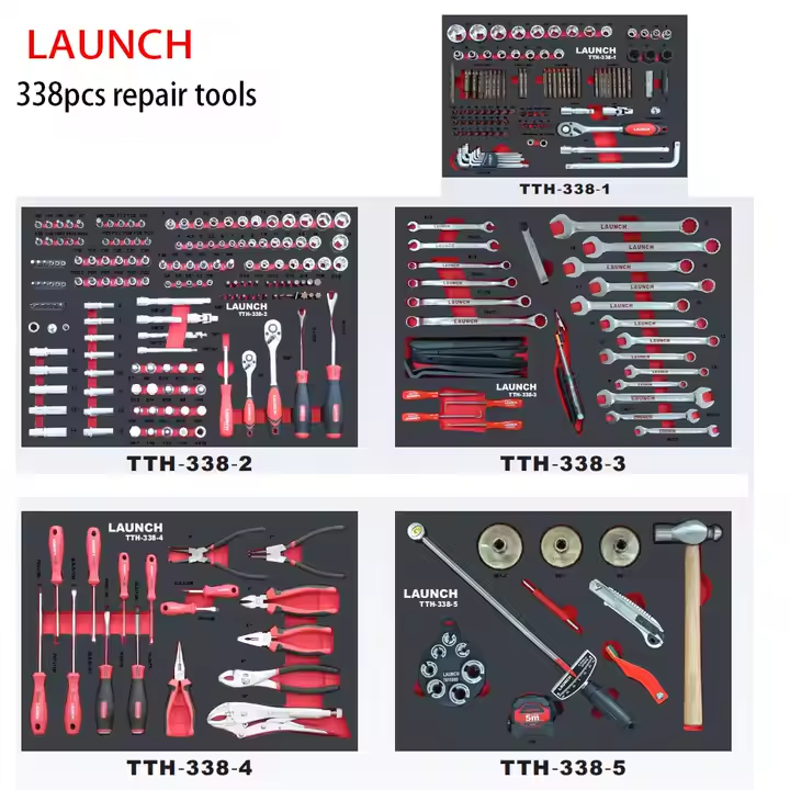 CARRO DE HERRAMIENTAS 7 CAJONES 338PCS LAUNCH TTH-338 - Image 4