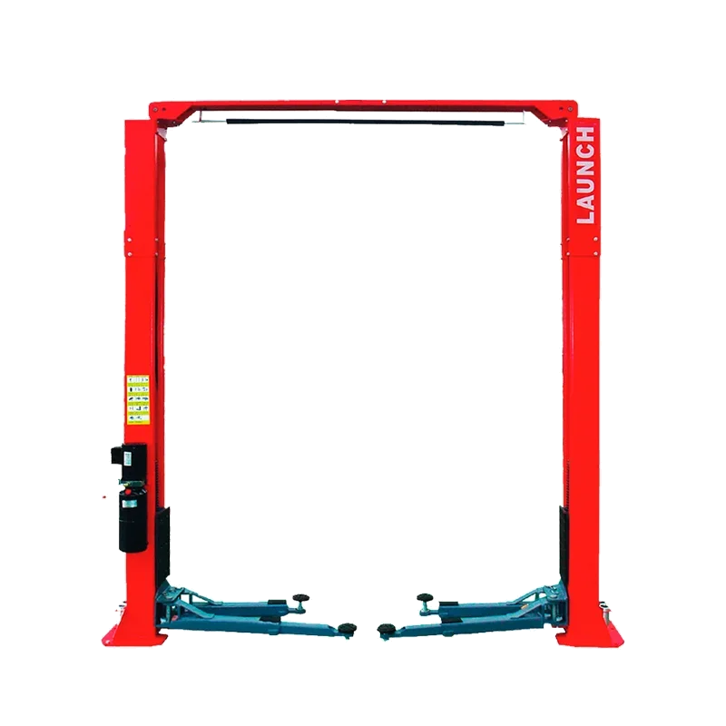 Elevador de dos columnas LAUNCH TLT240SC completo, para talleres mecánicos